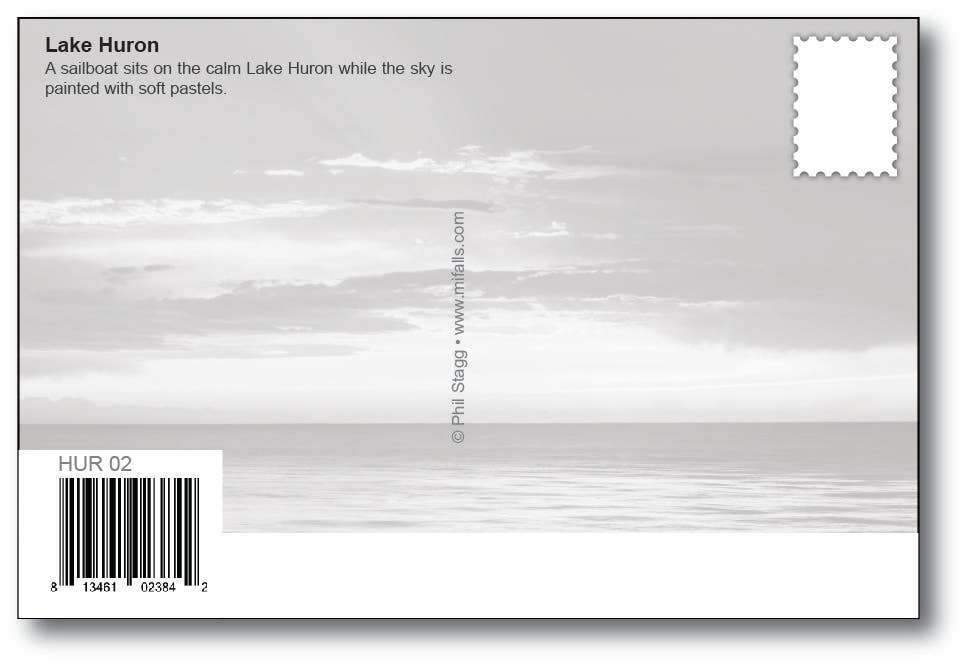 LAKE HURON - Michigan Postcard