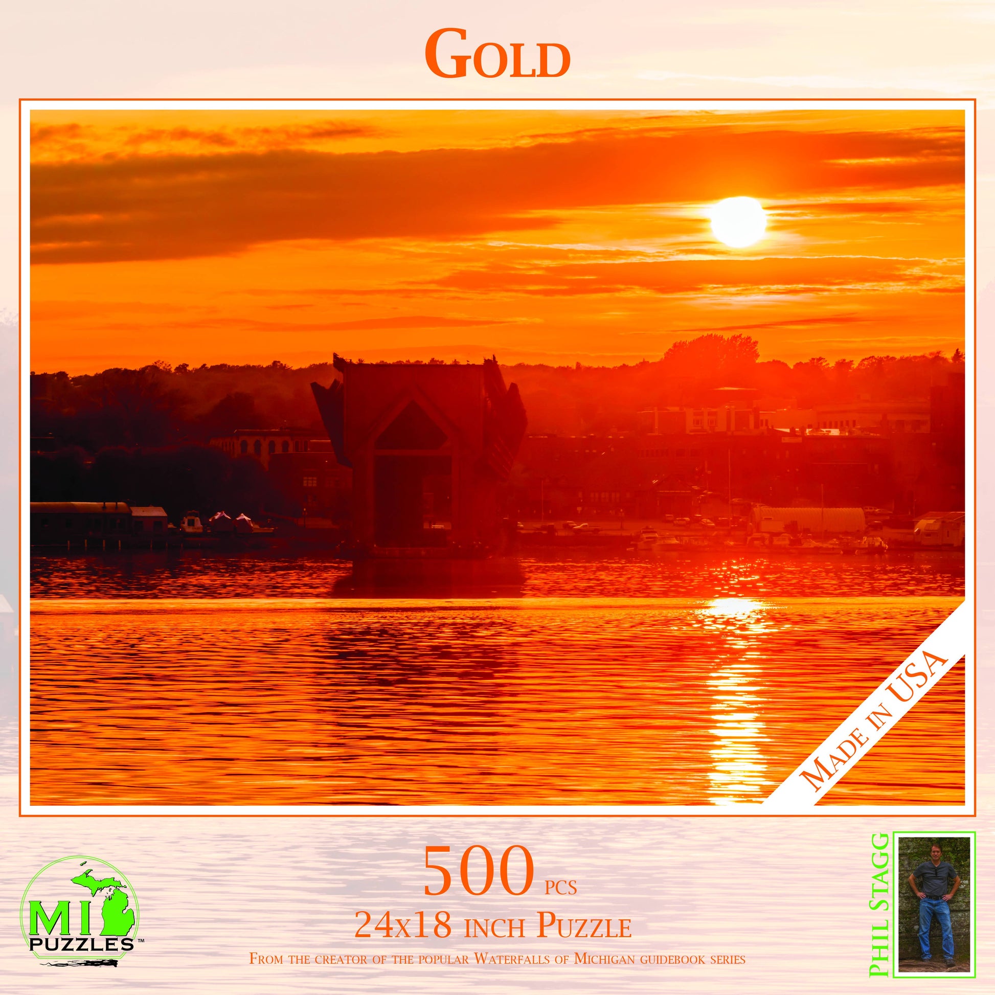 Gold - 500 Piece Michigan Puzzle