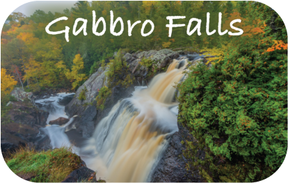 GABBRO FALLS | RECTANGULAR BUTTON MAGNET