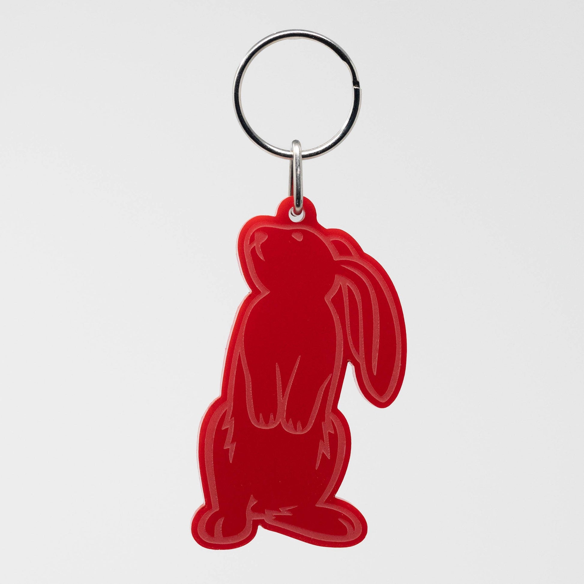 Bunny - Acrylic Keychain - Perfect for Animal Lovers!