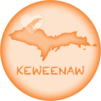 KEWEENAW, MI | 2.25" BUTTON MAGNET