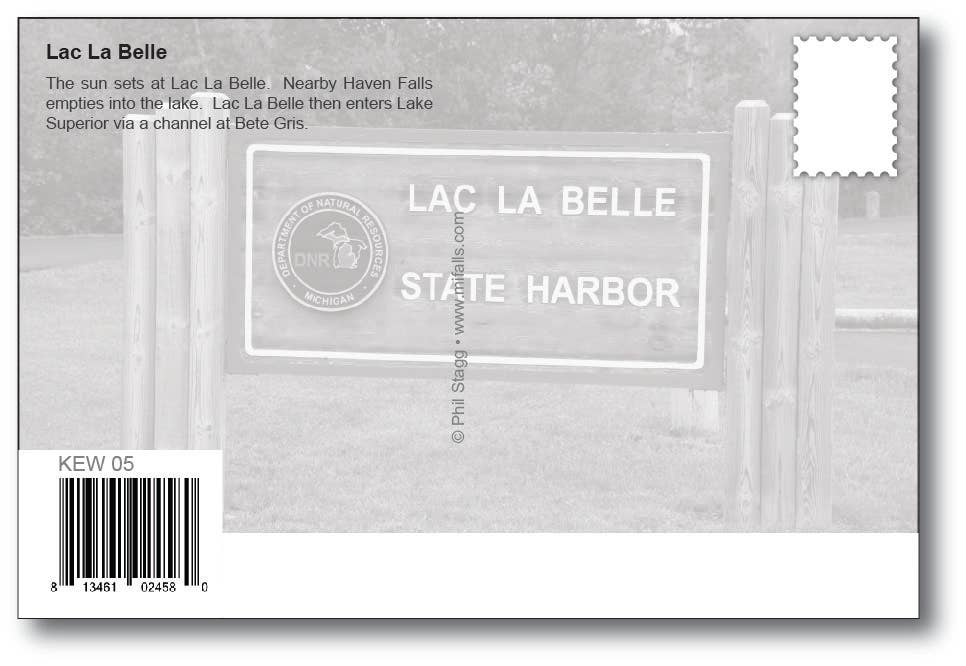 Image of LAC LA BELLE - Michigan Postcard