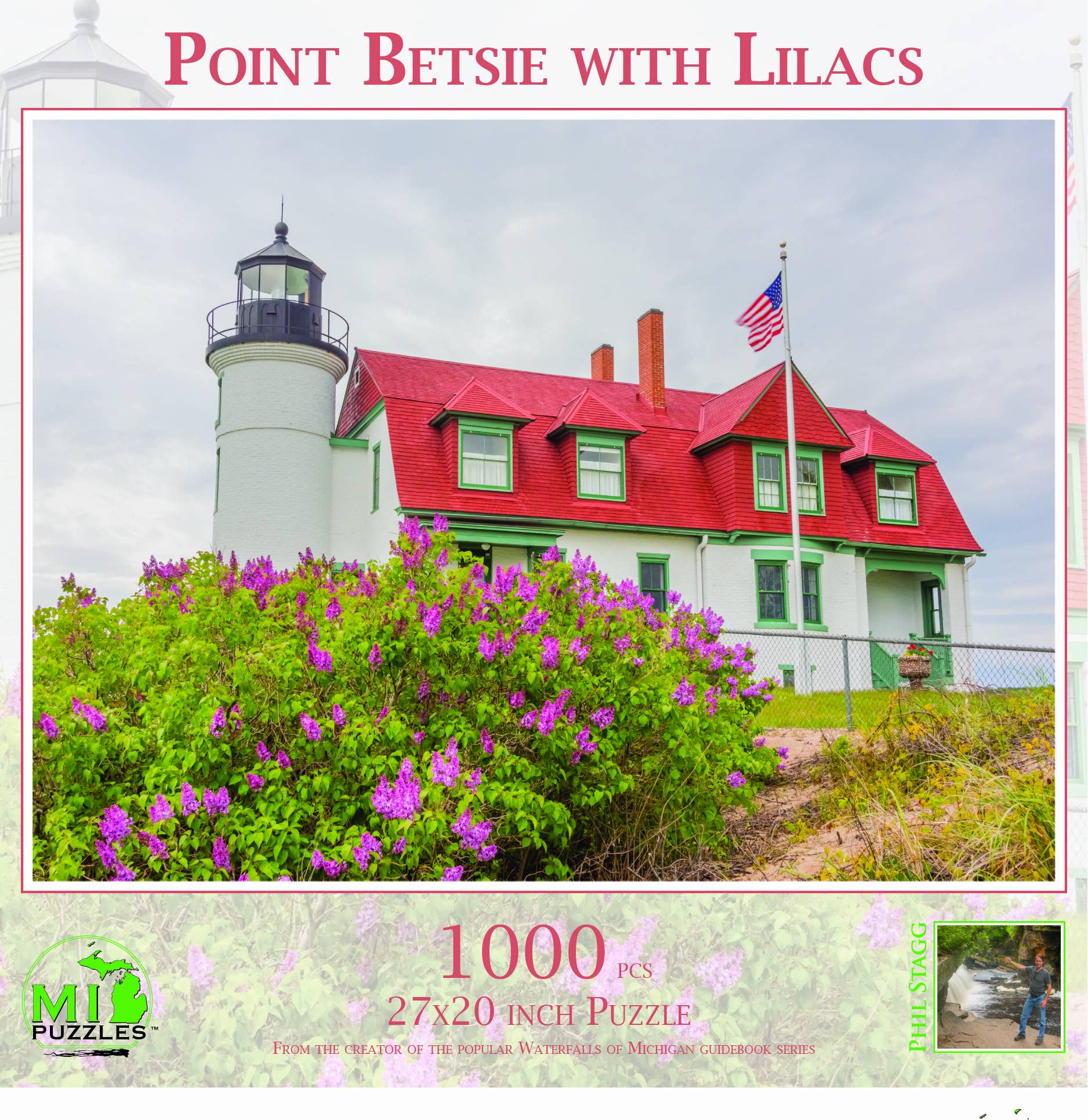 Point Betsie with Lilacs - 1000 Piece Puzzle