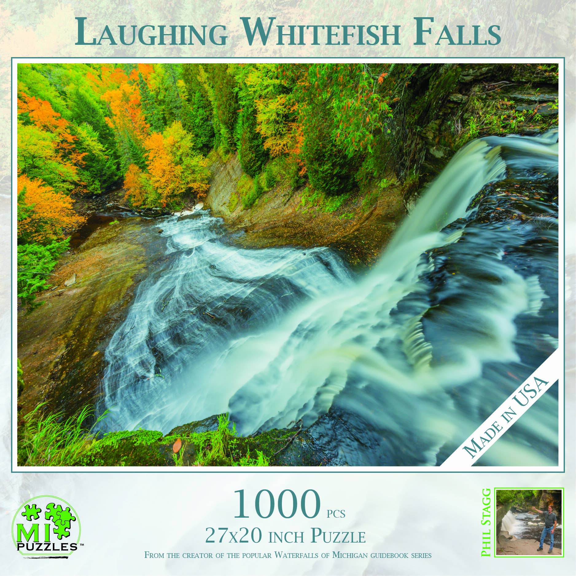 Image of Laughing Whitefish Falls - 1000 Piece Puzzle