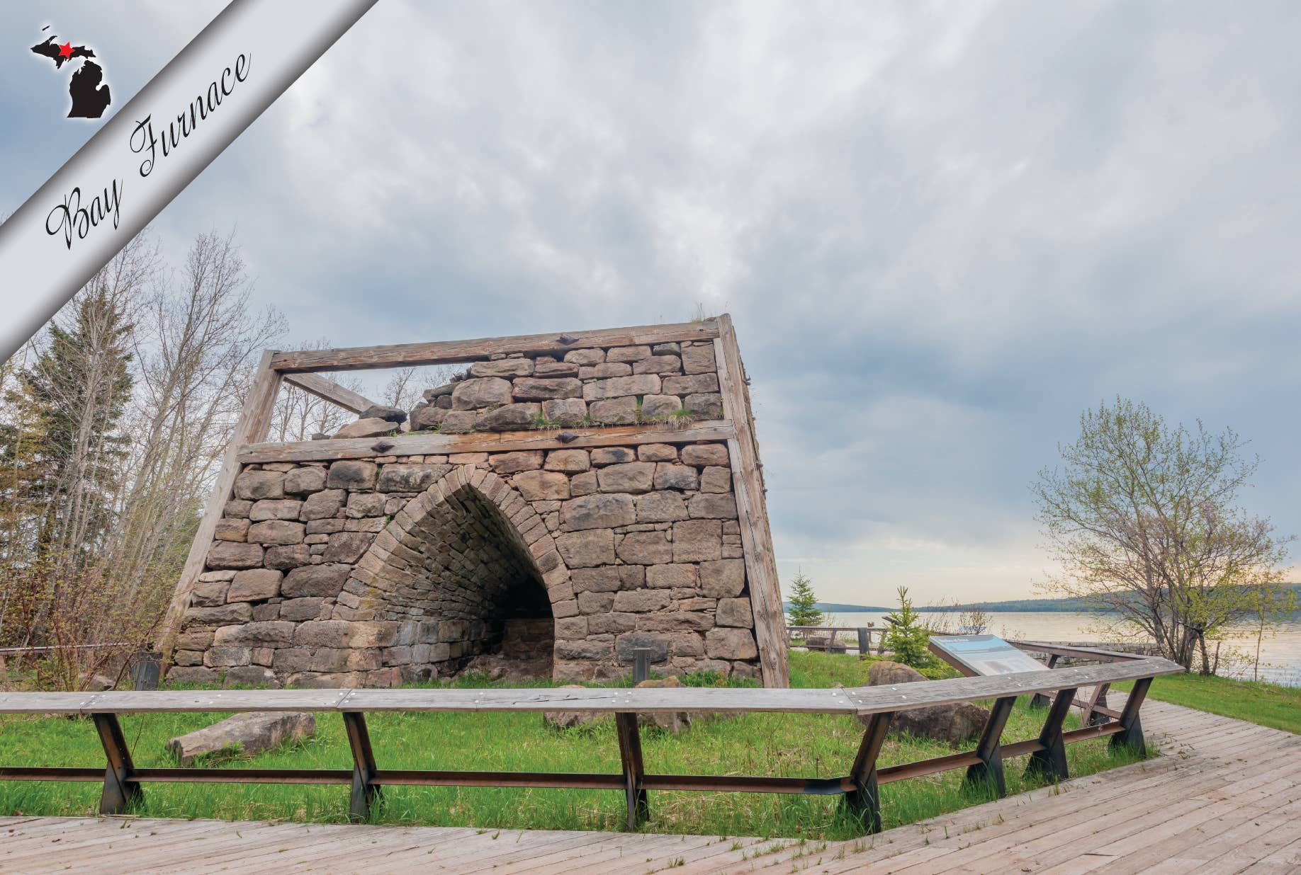 Image of Bay Furnace | Postcard