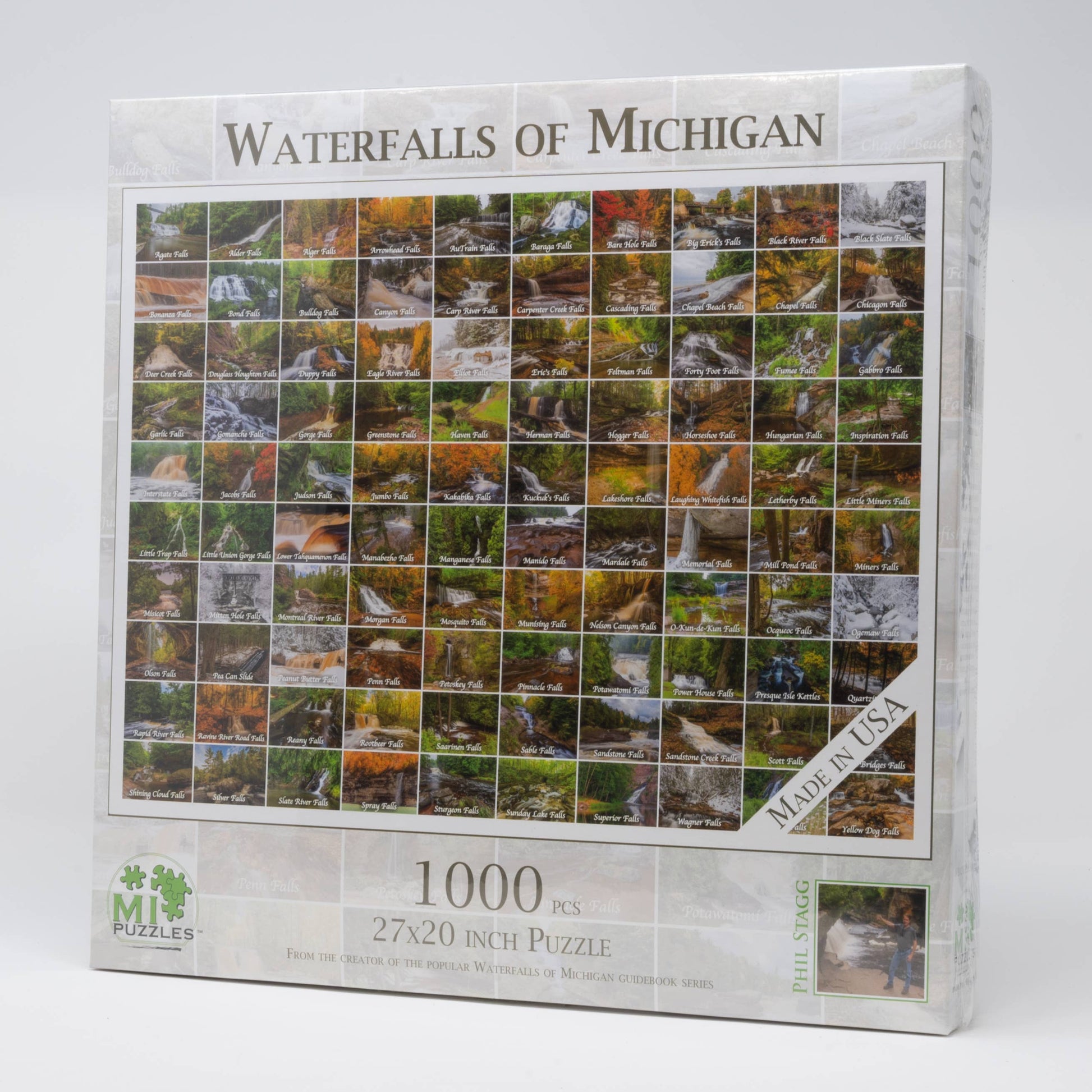 Waterfalls of Michigan - 1000 Piece Puzzle