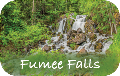 Image of FUMEE FALLS | RECTANGULAR BUTTON MAGNET
