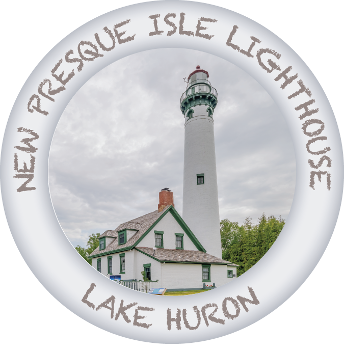 Image of NEW PRESQUE ISLE LIGHTHOUSE - 2 1/4
