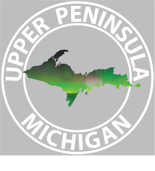 Upper Peninsula Sticker - 3 1/4" Round