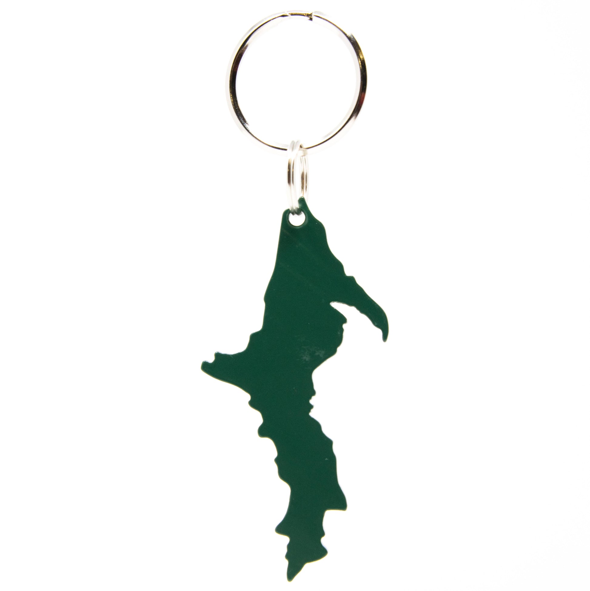 Michigan - Upper Peninsula Shaped - Aluminum Keychains