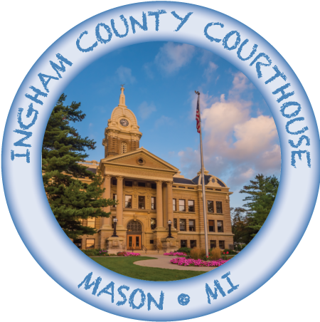 INGHAM COUNTY COURTHOUSE | 3" BUTTON MAGNET