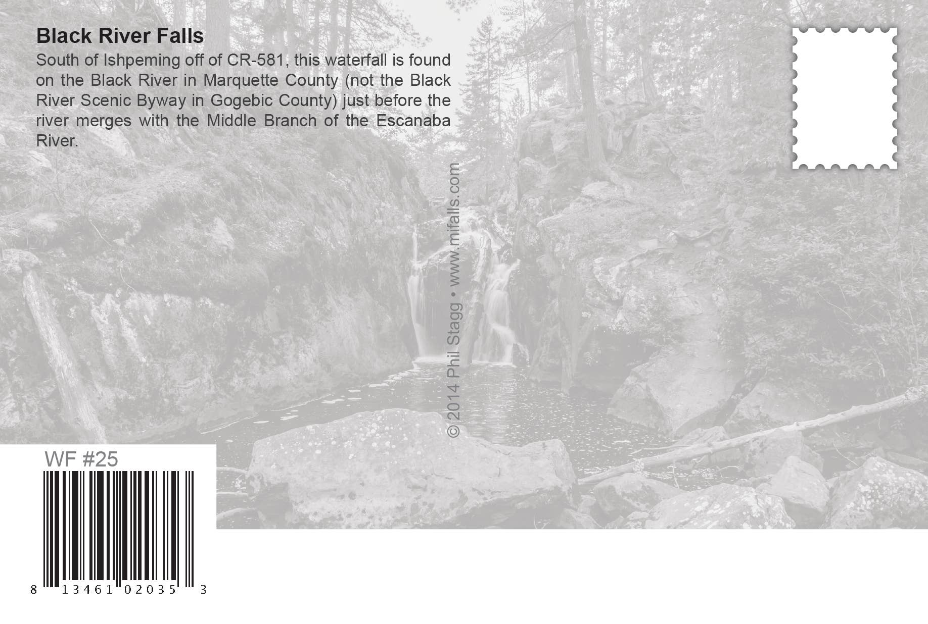 Image of Black River Falls | Postcard
