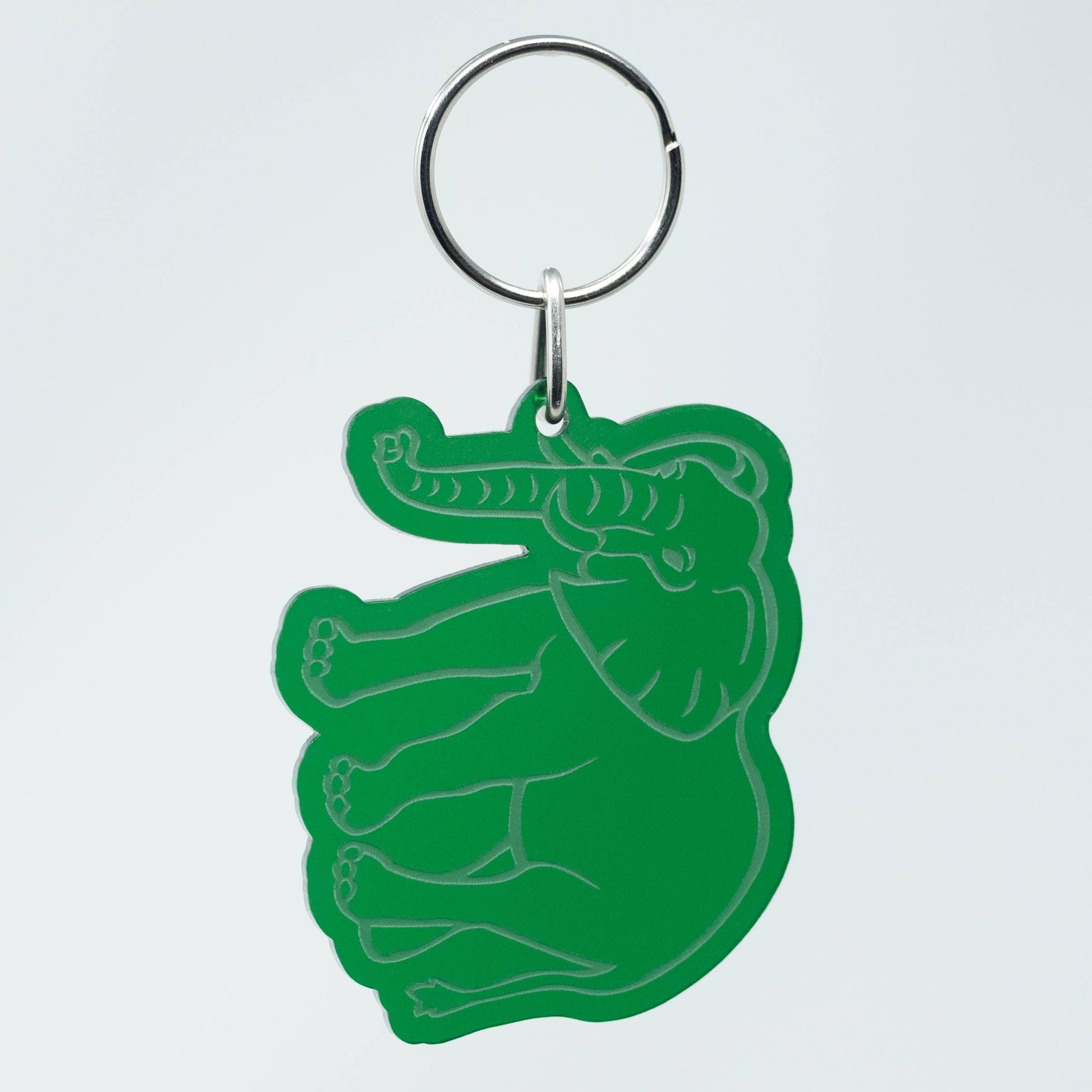 Elephant - Acrylic Keychain - Perfect for Wildlife Lovers!