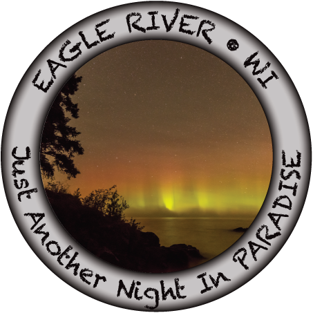 EAGLE RIVER | WISCONSIN | 3" BUTTON MAGNET