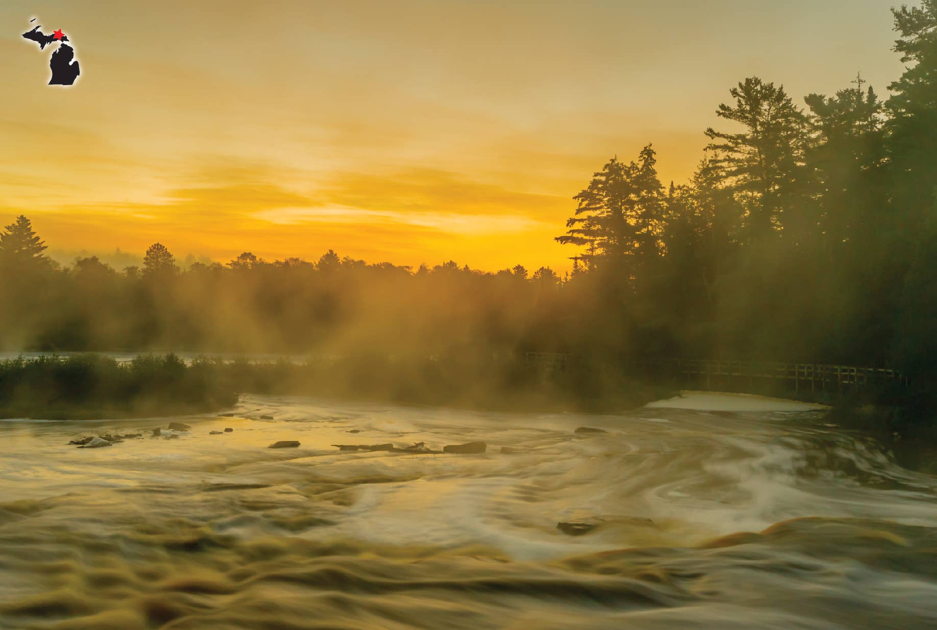 Image of Tahquamenon Falls Postcard