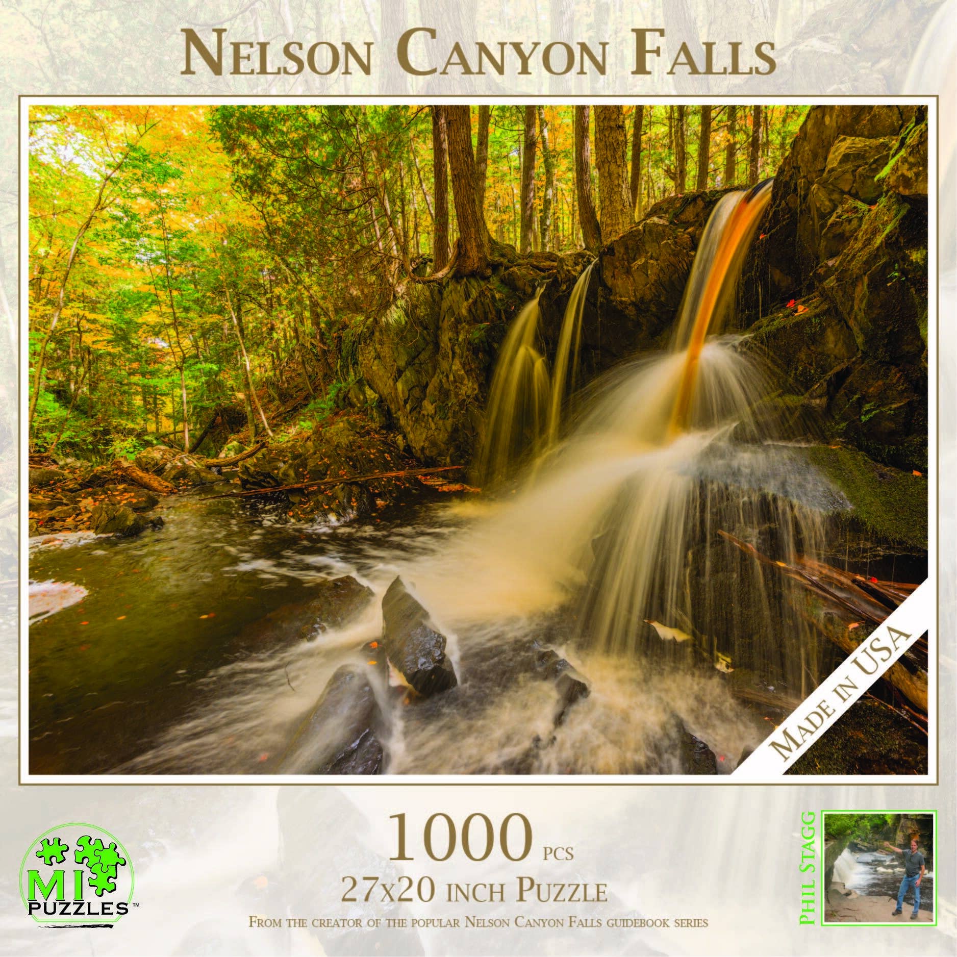 Image of Nelson Canyon Falls - 1000 Piece Puzzle