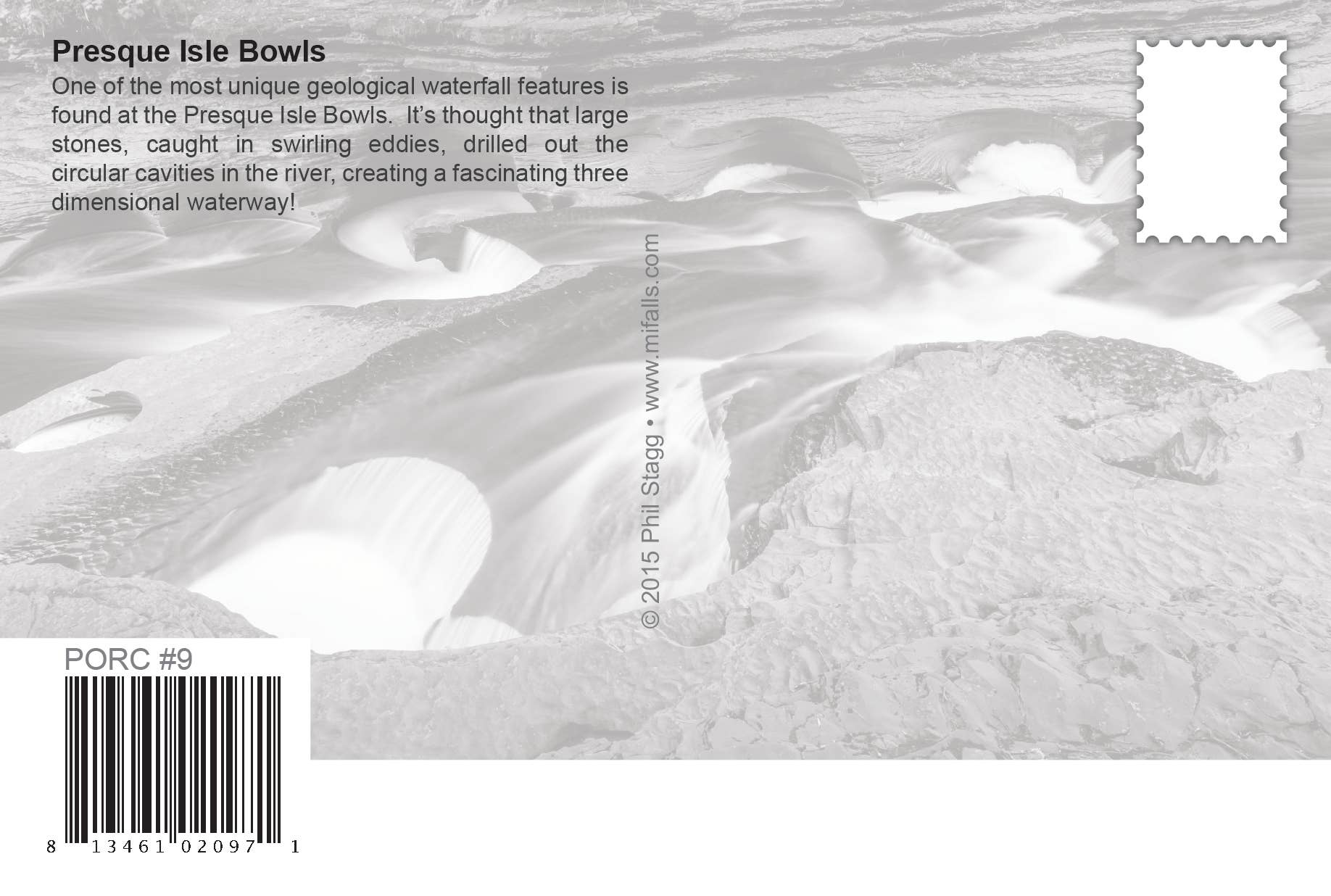 PRESQUE ISLE BOWLS - Michigan Postcard