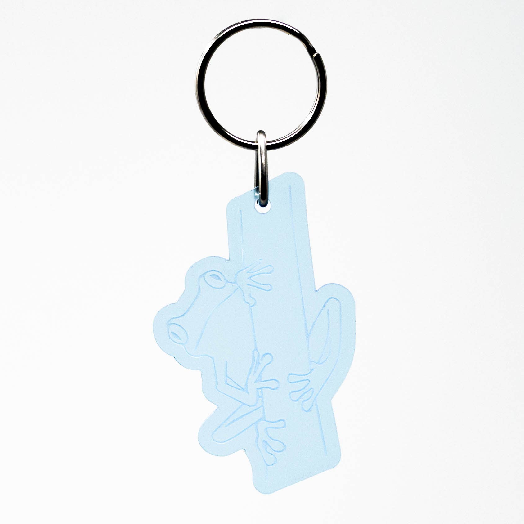 Image of Frog - Acrylic Keychain - Perfect for Nature Lovers!