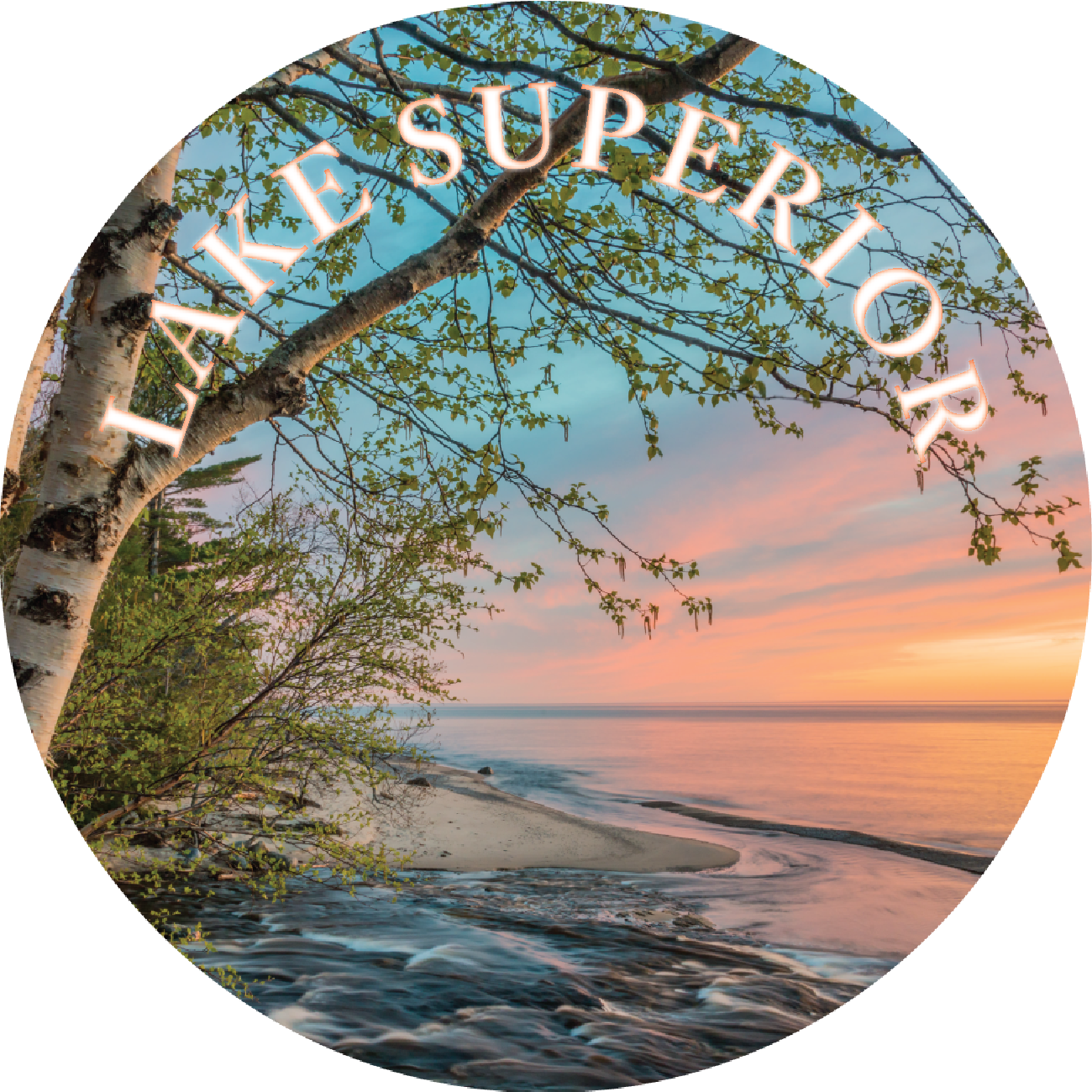 LAKE SUPERIOR - FLEXIBLE MAGNET - Sunset Design
