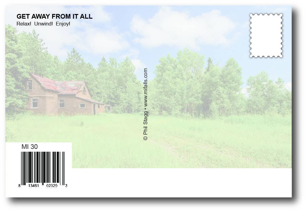 Image of UP NORTH DREAM HOME - Generic Postcard