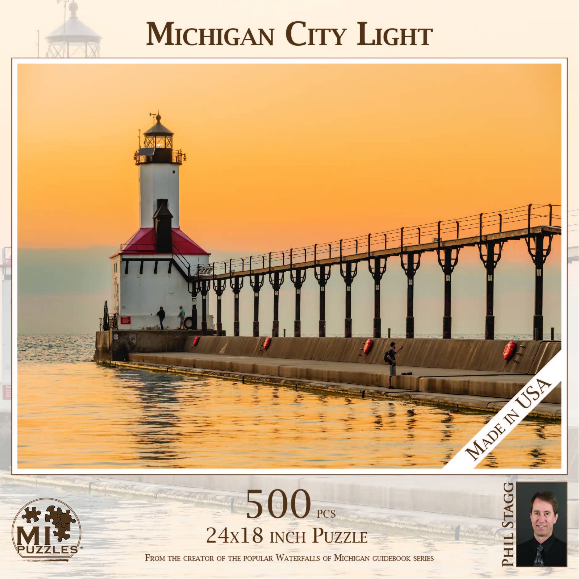 Image of MICHIGAN CITY LIGHT - 500 Piece Puzzle
