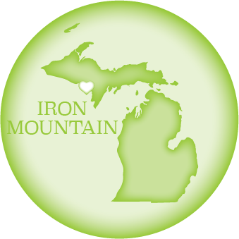 IRON MOUNTAIN, MI | 2.25" BUTTON MAGNET