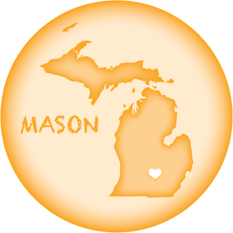 MASON, MI | 2.25" BUTTON MAGNET