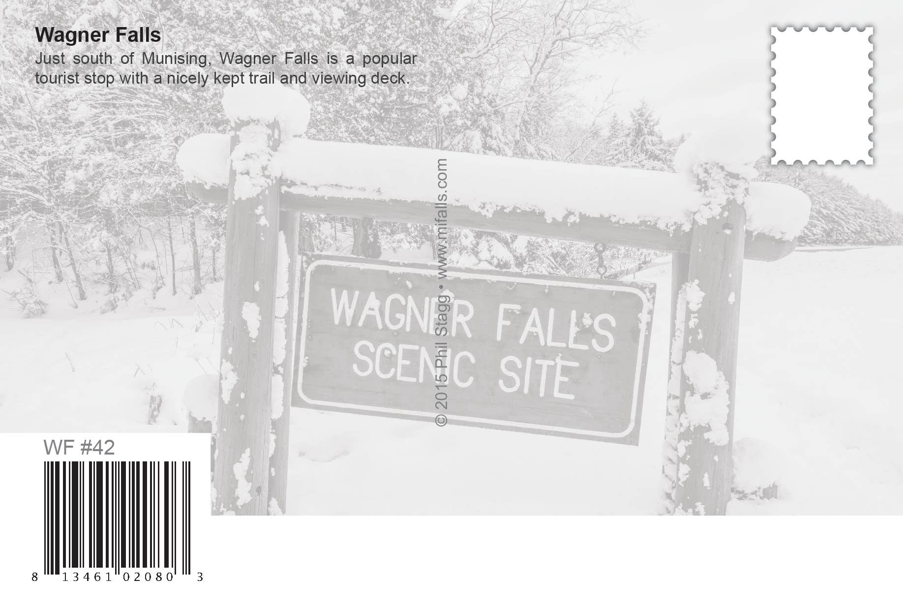 Image of Wagner Falls | Postcard
