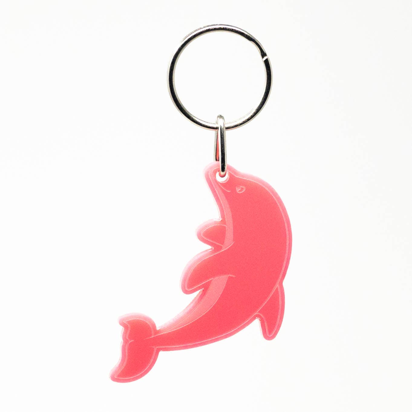 Image of Dolphin - Acrylic Keychain - Perfect for Ocean Lovers!
