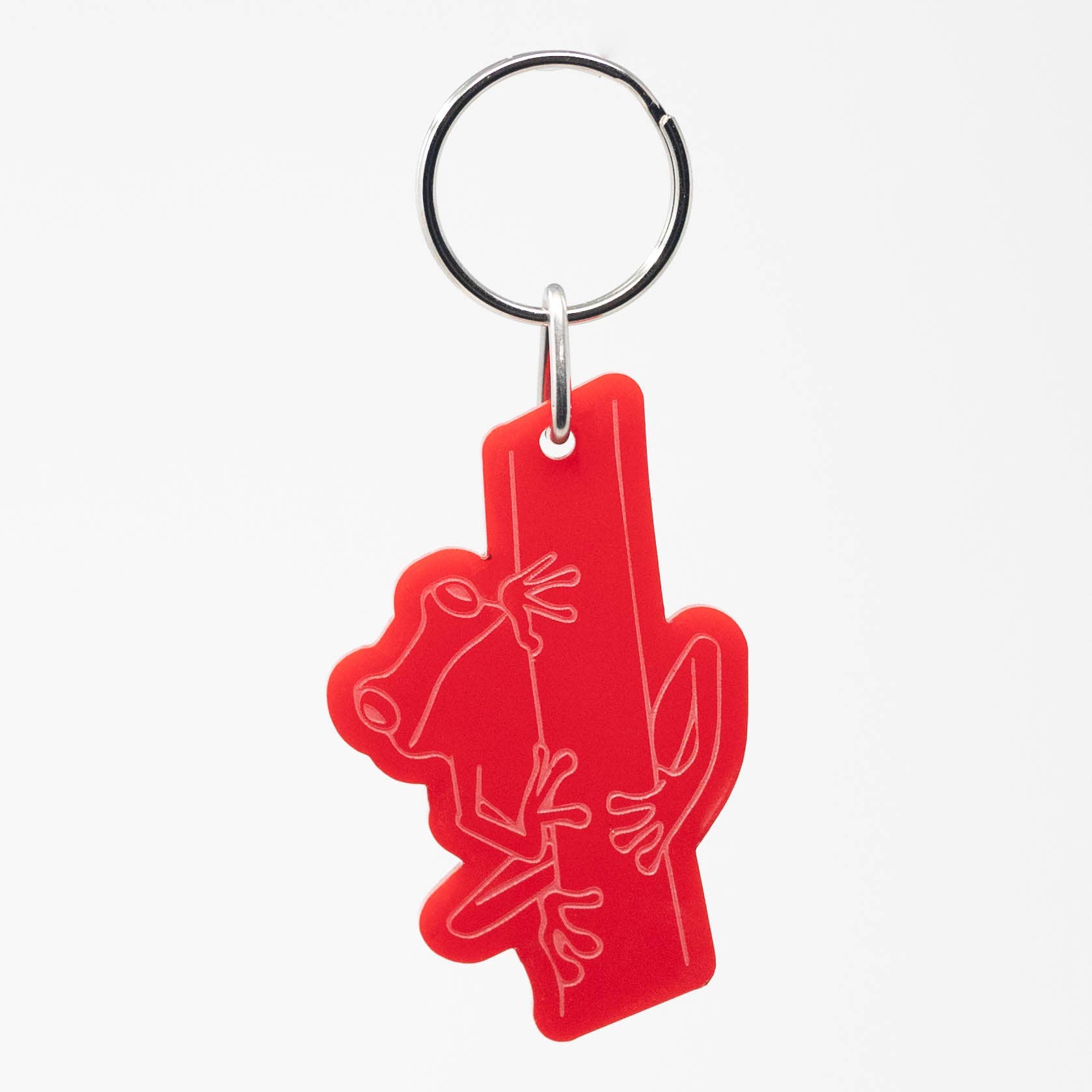 Frog - Acrylic Keychain - Perfect for Nature Lovers!