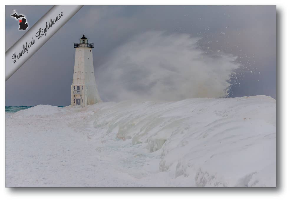 FRANKFORT LIGHTHOUSE - WINTER