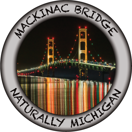 MACKINAC BRIDGE | 3" BUTTON MAGNET