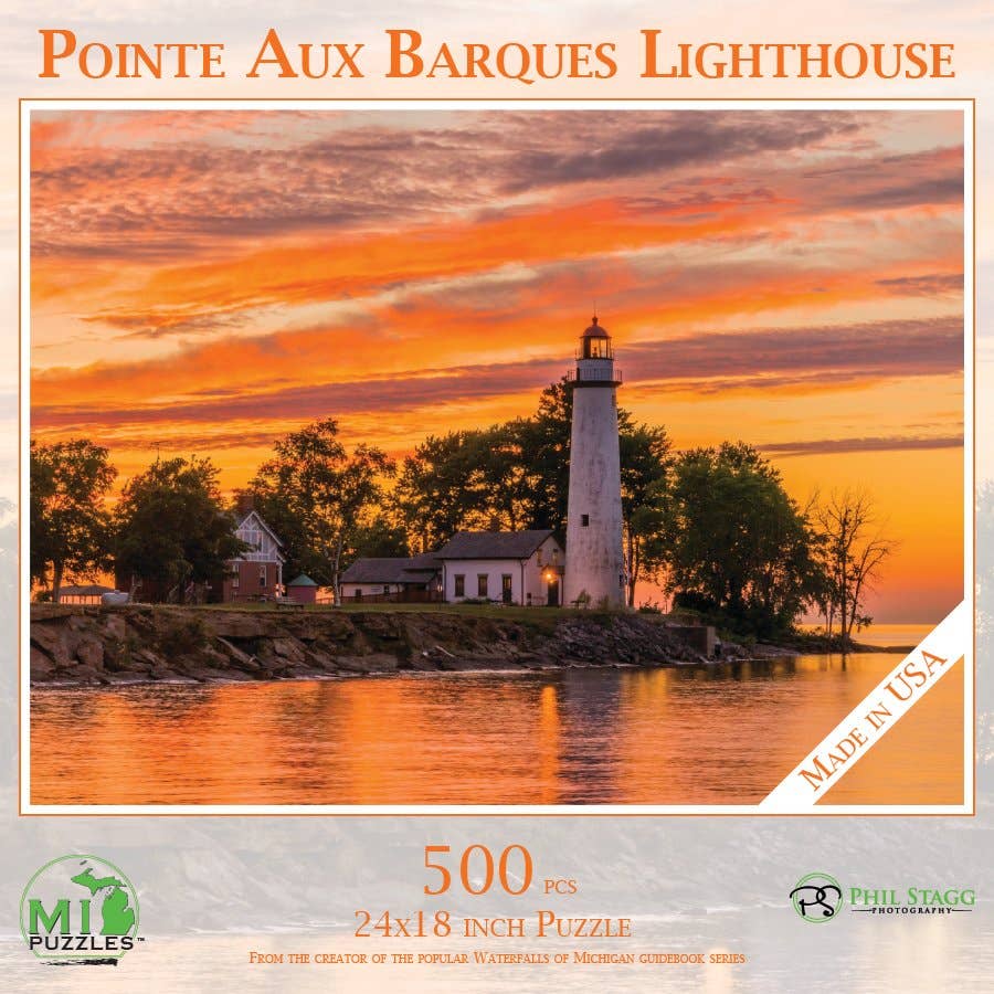 Image of Point Aux Barques Lighthouse - 500 Piece Puzzle