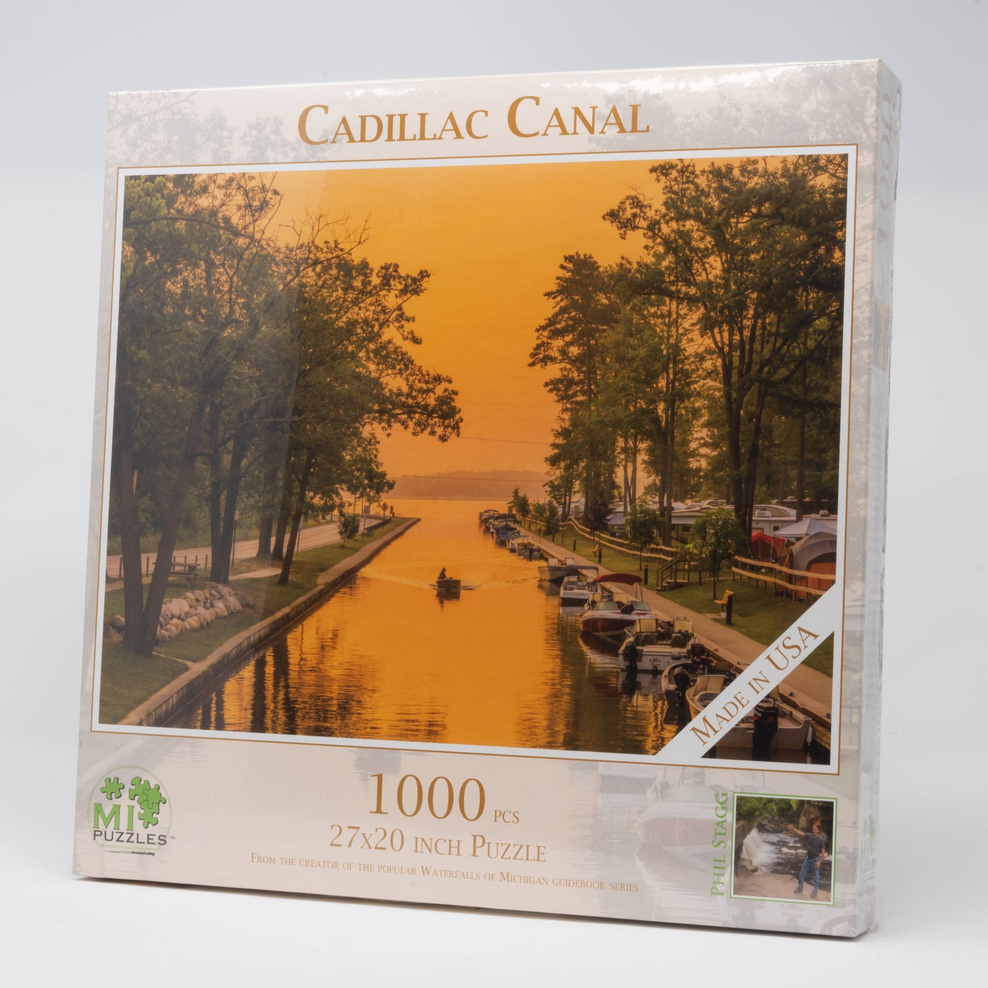Cadillac Canal - 1000 Piece Michigan Puzzle