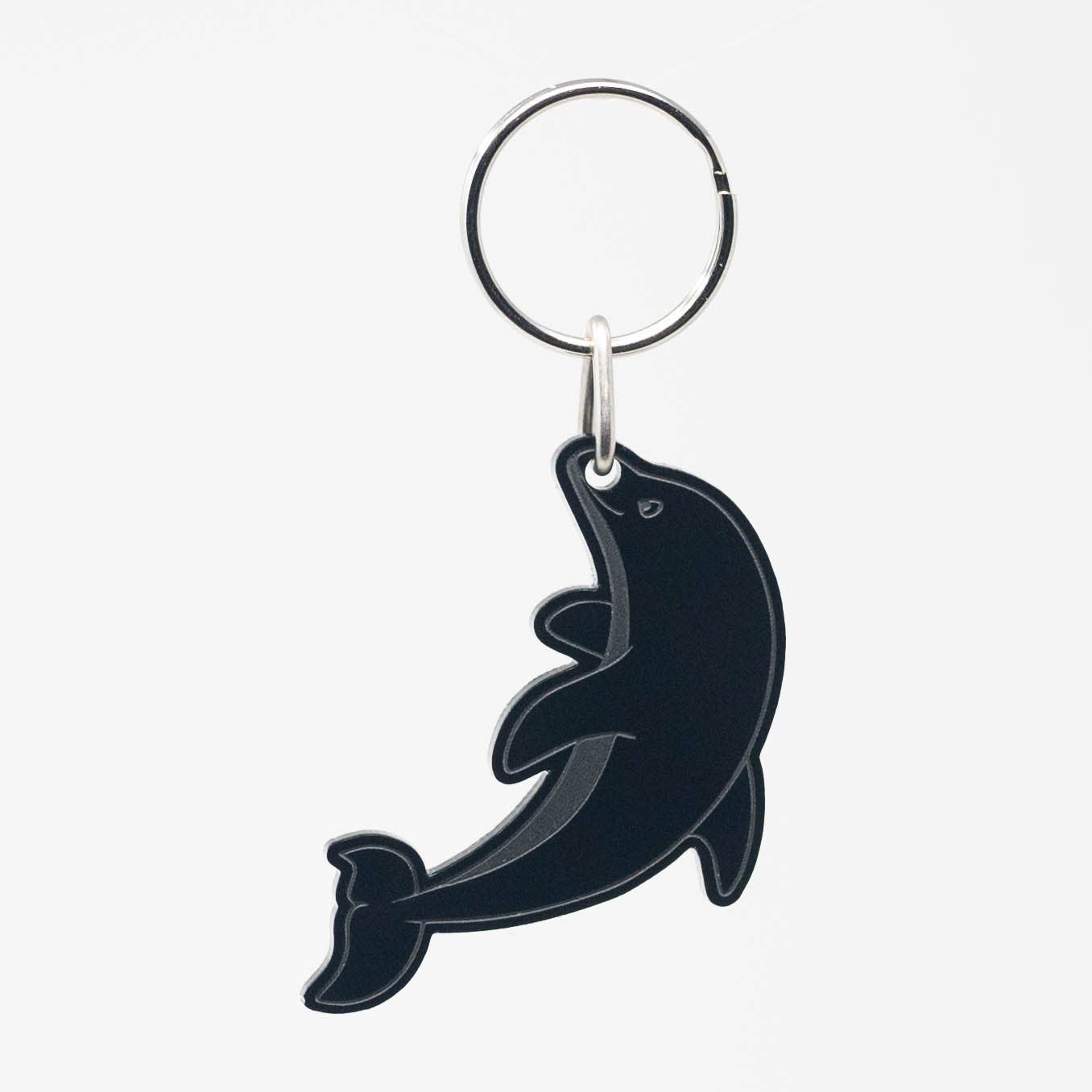 Image of Dolphin - Acrylic Keychain - Perfect for Ocean Lovers!