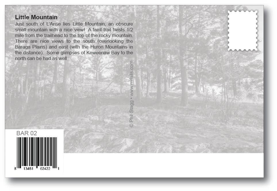 LITTLE MOUNTAIN - Michigan Postcard