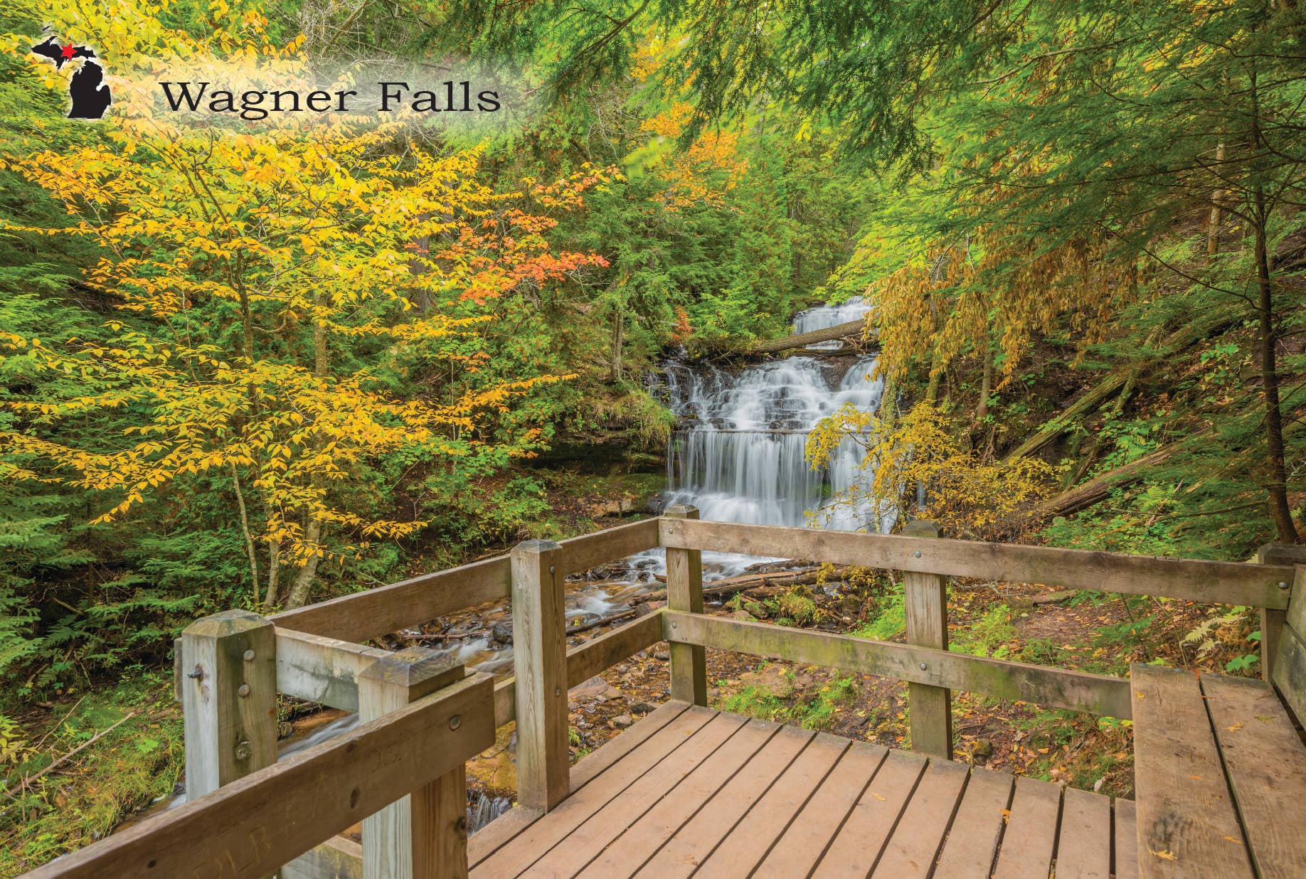 Wagner Falls | Postcard