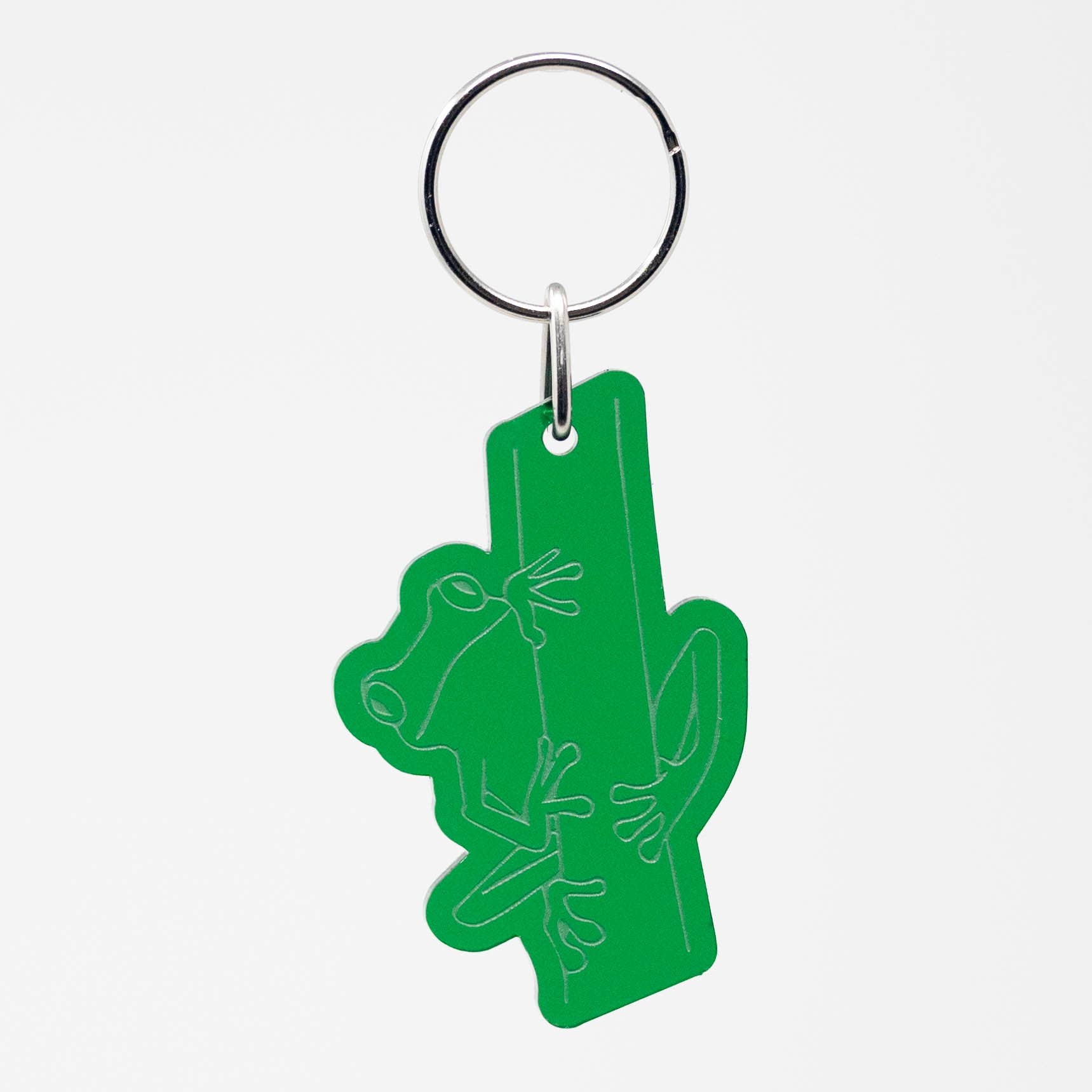 Frog - Acrylic Keychain - Perfect for Nature Lovers!