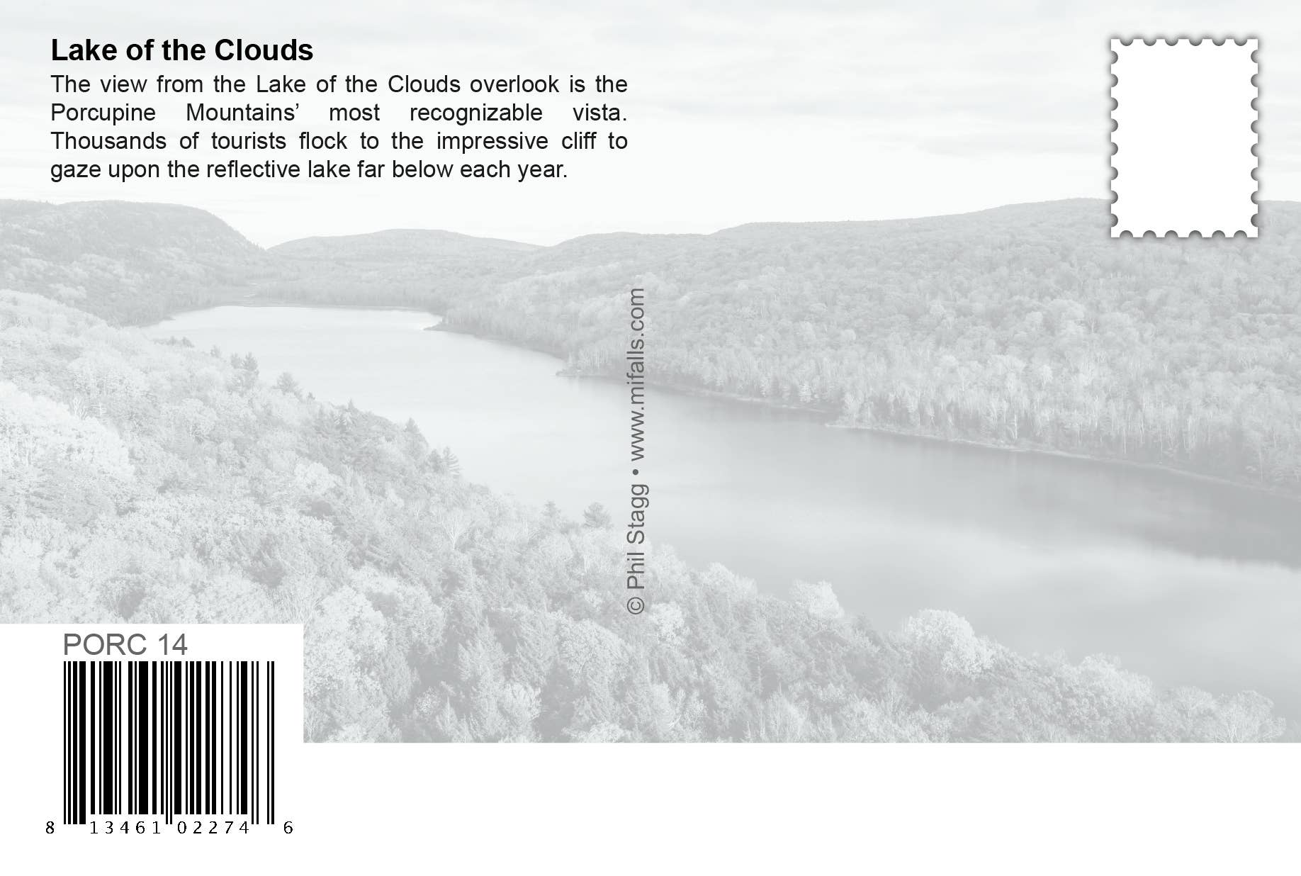 Image of LAKE OF THE CLOUDS - COMPOSITE - Michigan Postcard