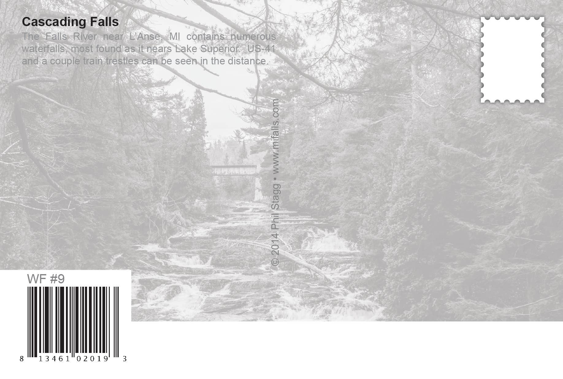 Image of Cascading Falls | Postcard