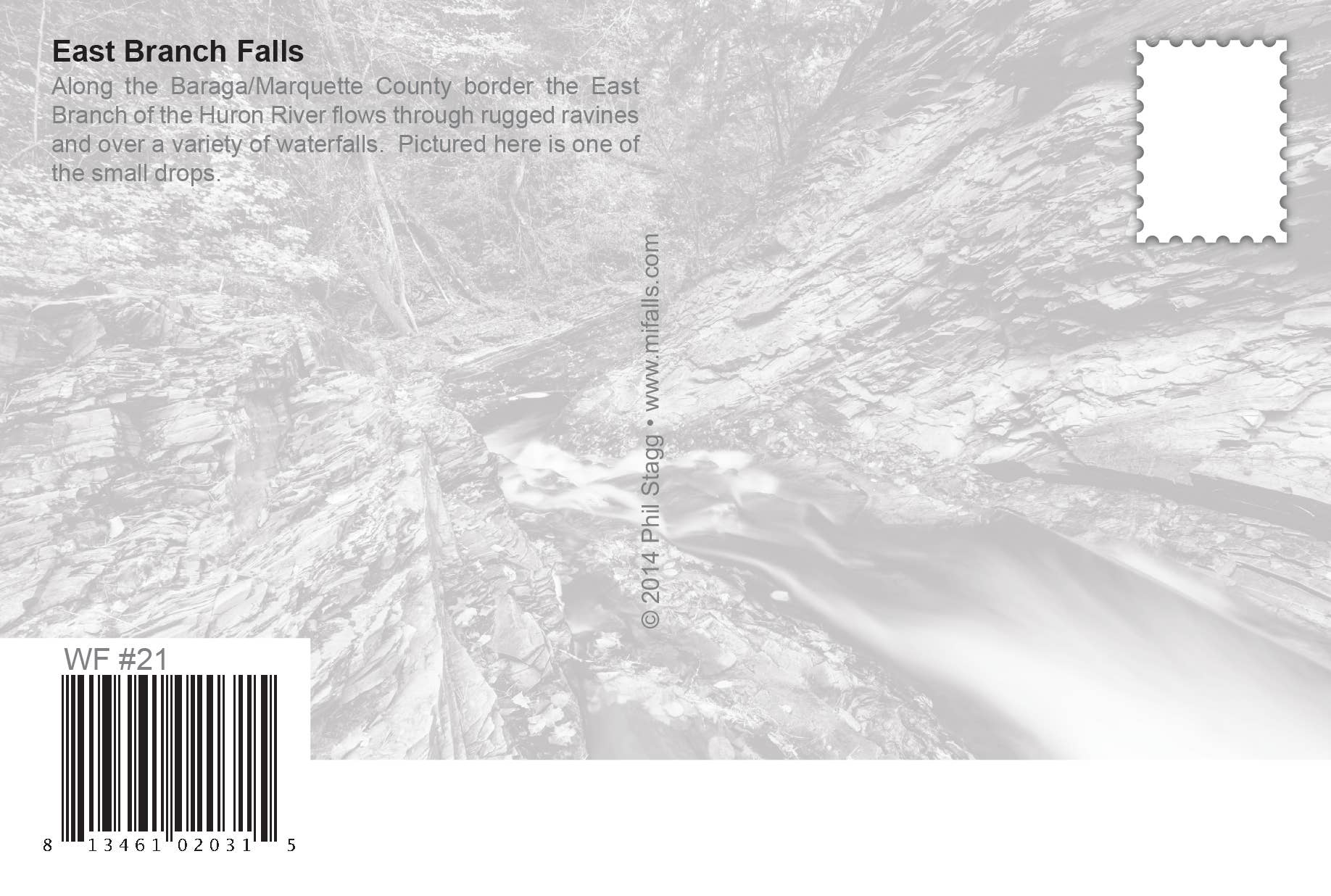Image of East Branch Falls | Postcard