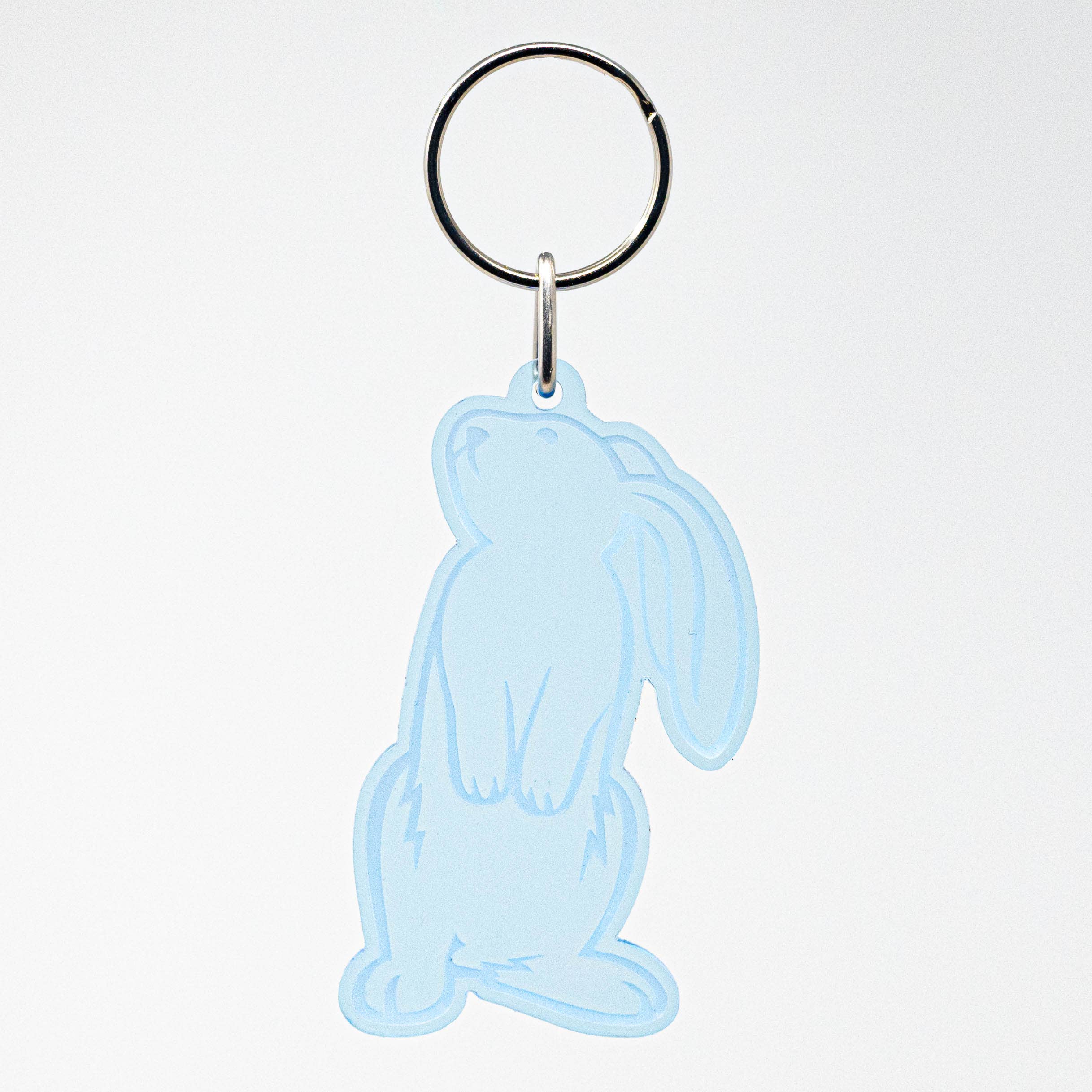 Image of Bunny - Acrylic Keychain - Perfect for Animal Lovers!
