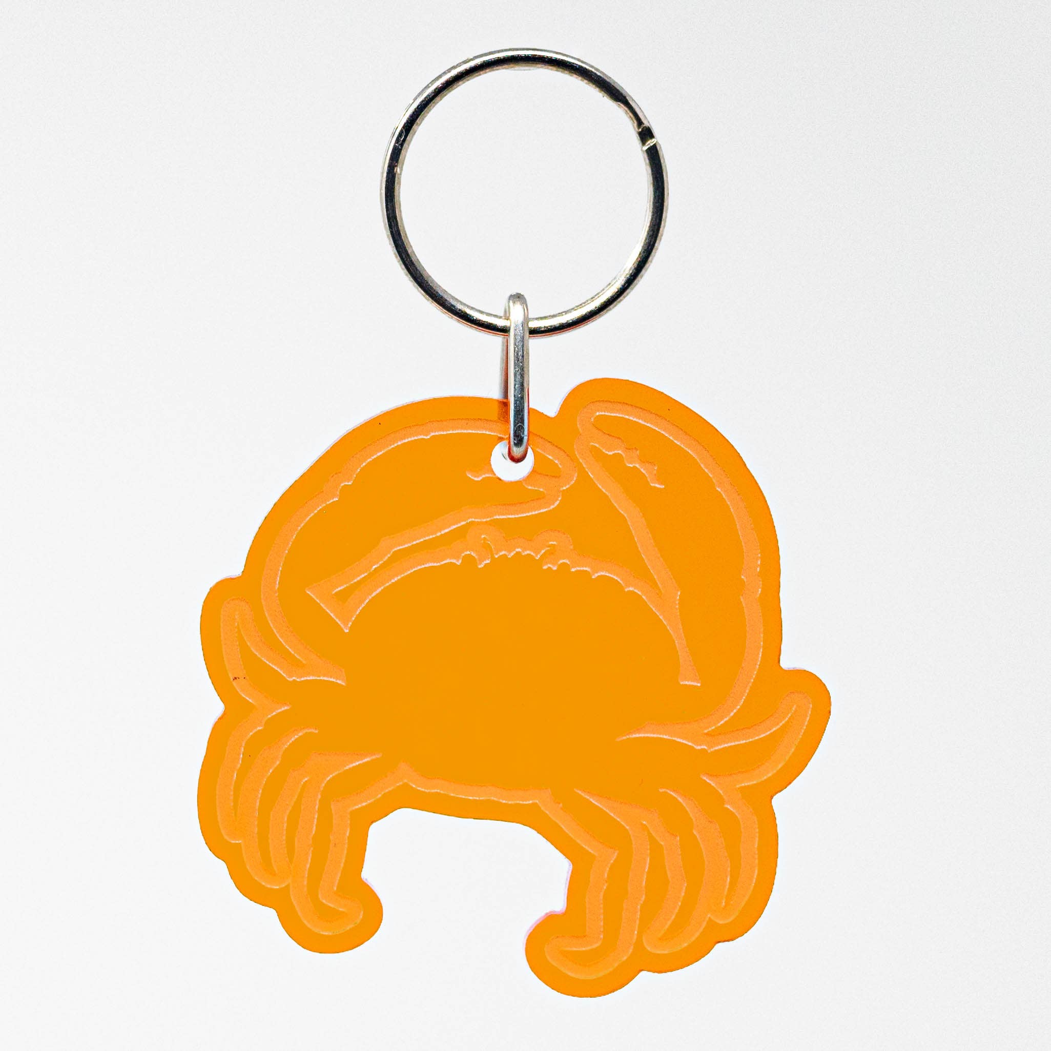 Image of Crab - Acrylic Keychain - Perfect for Ocean Lovers!