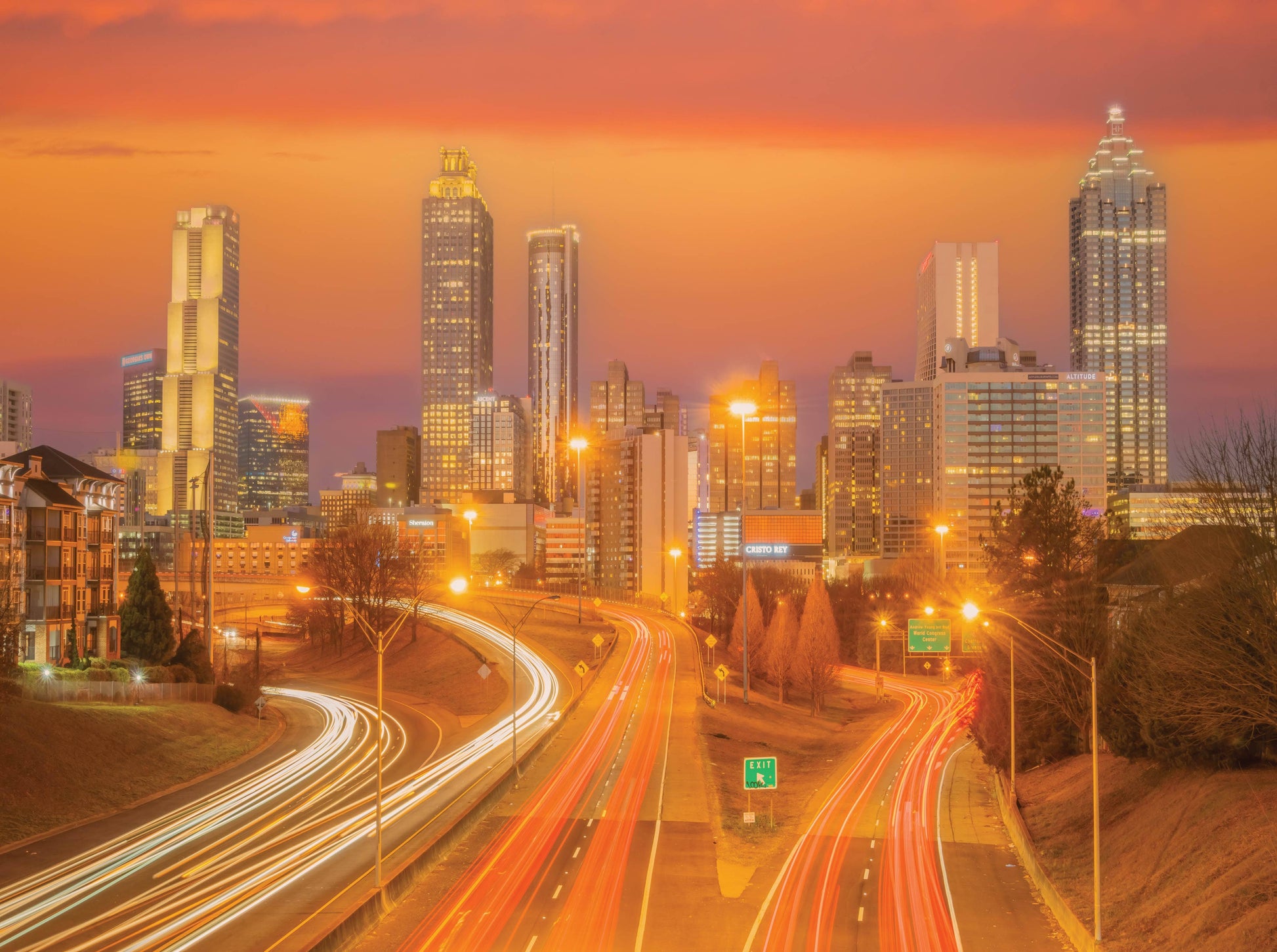 Atlanta - 1000 Piece Jigsaw Puzzle - Georgia, USA