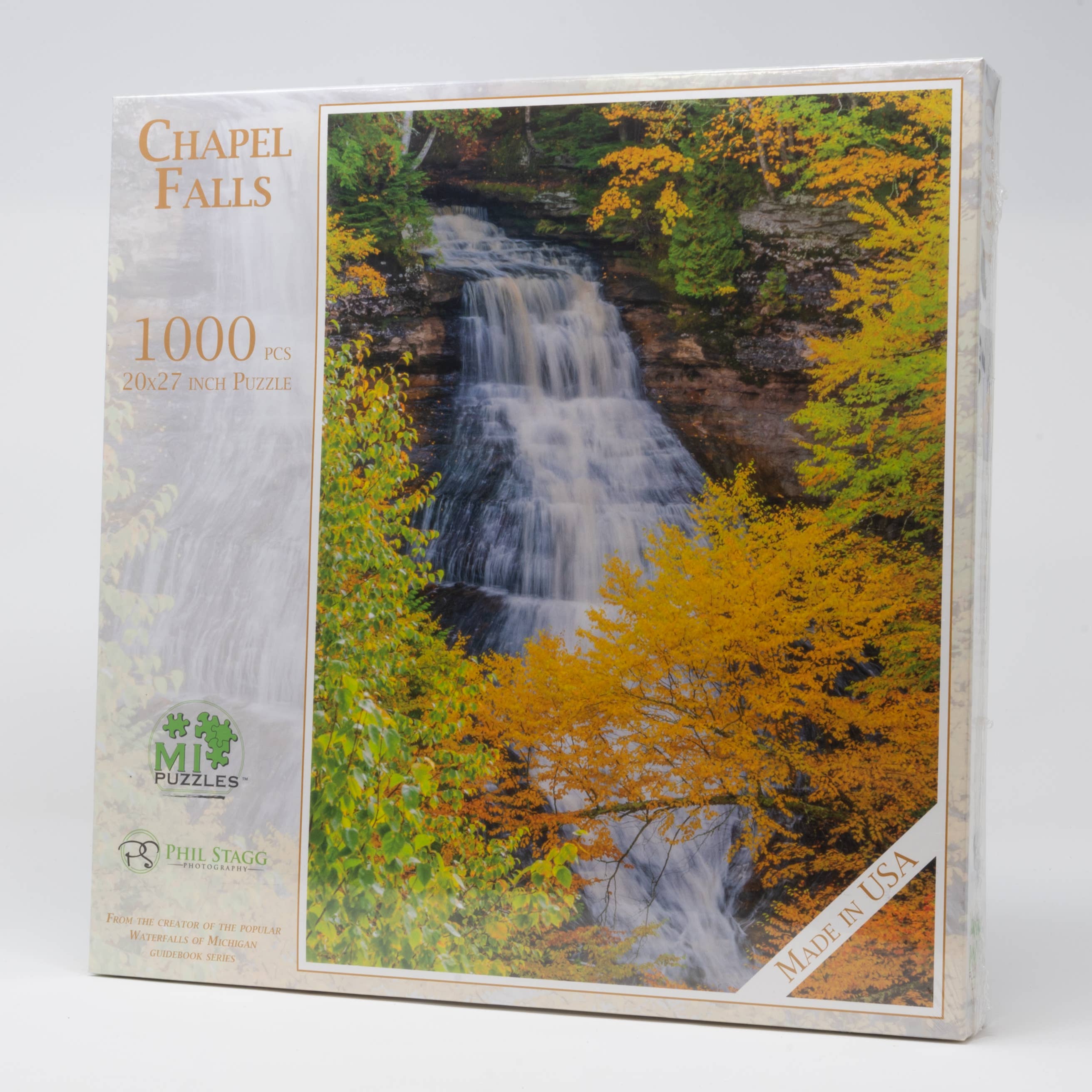 Image of Chapel Falls - 1000 Piece Michigan Puzzle