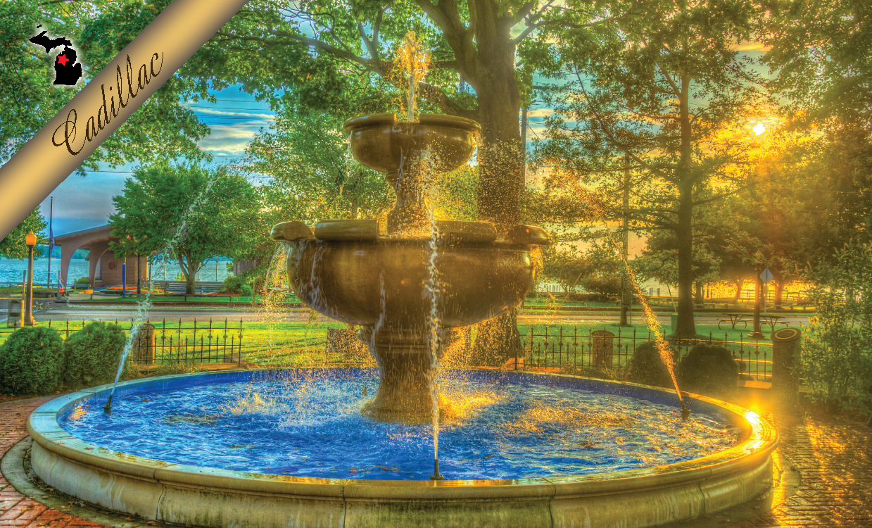 CADILLAC FOUNTAIN - FLEXIBLE MAGNET
