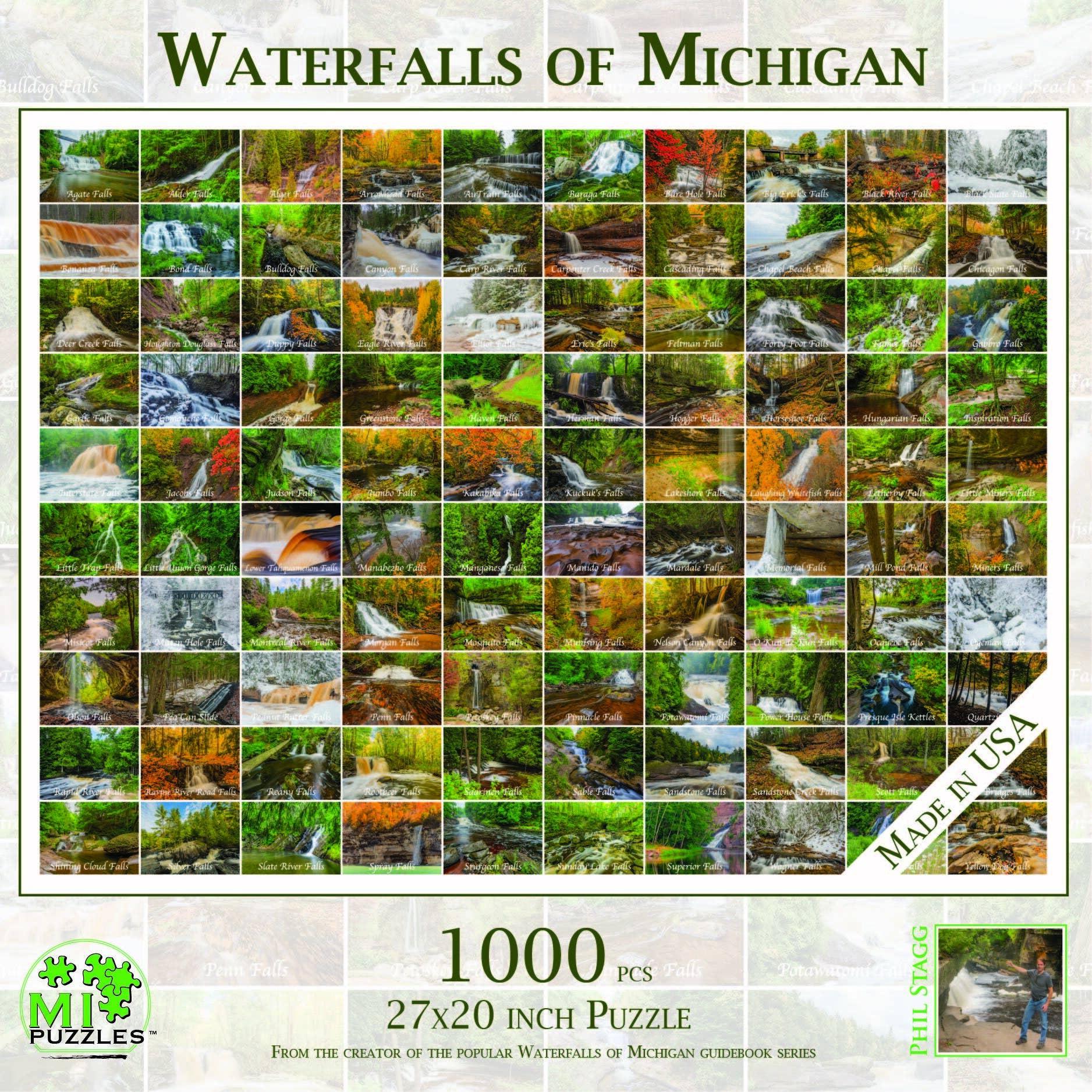 Image of Waterfalls of Michigan - 1000 Piece Puzzle