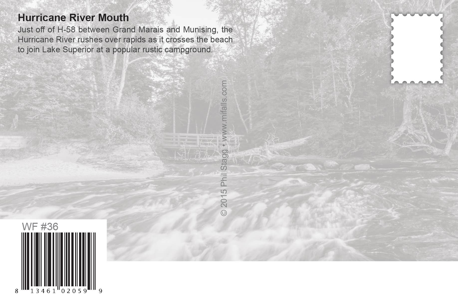 Hurricane River Rapids | Postcard
