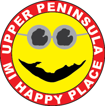 UPPER PENINSULA | MI HAPPY PLACE | 2.25" BUTTON MAGNET
