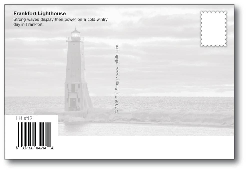 Image of FRANKFORT LIGHTHOUSE - WINTER